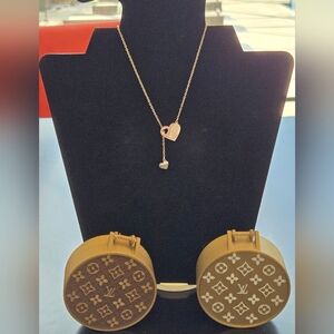 Silver Heart Pendant Necklace